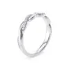Cintillo de eternidad Pirouette en oro blanco 18k (vista 2)