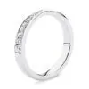 Anillo de Compromiso Torsade en oro blanco 18k — Joyería Cáceres