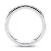 Anillo de Compromiso Torsade en oro blanco 18k — Joyería Cáceres