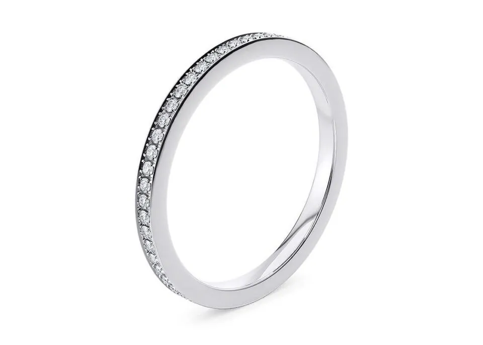 Anillo de Compromiso Paragon en oro blanco 18k — Joyería Cáceres