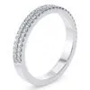 Anillo de Compromiso Grandessa en oro blanco 18k — Joyería Cáceres