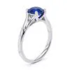 Anillo de Compromiso Hanover Zafiro en oro blanco 18k — Joyería Cáceres