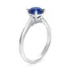Anillo de Compromiso Iris Zafiro en oro blanco 18k — Joyería Cáceres