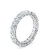 Anillo de Compromiso Regent Princesa Eternidad en oro blanco 18k — Joyería Cáceres