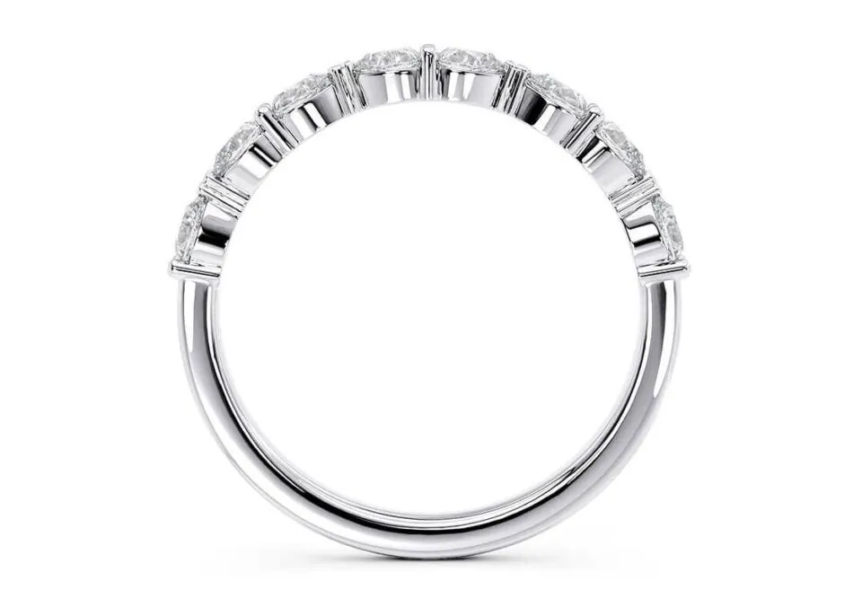 Anillo de Compromiso Rossetti en oro blanco 18k — Joyería Cáceres