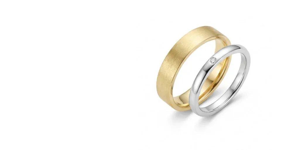 Anillos de matrimonio en oro 18k &mdash; Joyer&iacute;a C&aacute;ceres