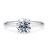 anillo compromiso clasico oro blanco 18k 01