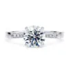 anillo compromiso delicadeza vintage oro blanco 18k 01