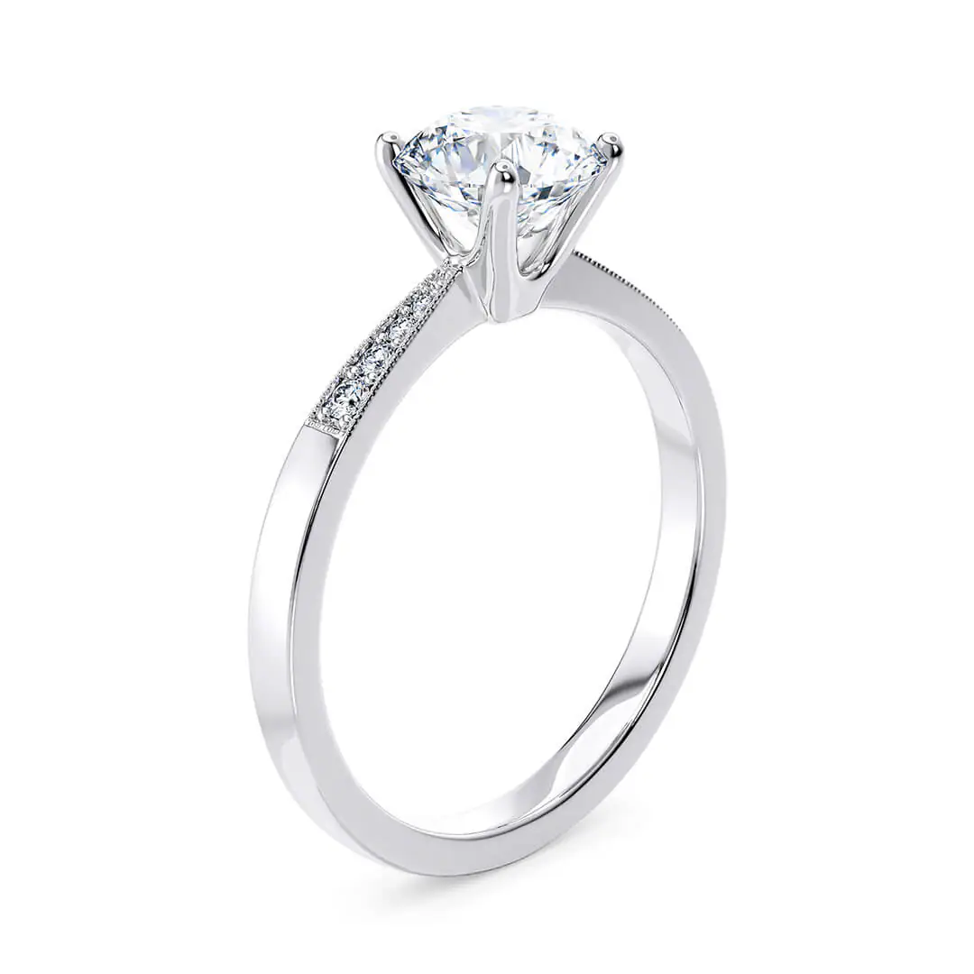 anillo compromiso delicadeza vintage oro blanco 18k 02