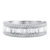 Anillo de Compromiso Anastasia en oro blanco 18k