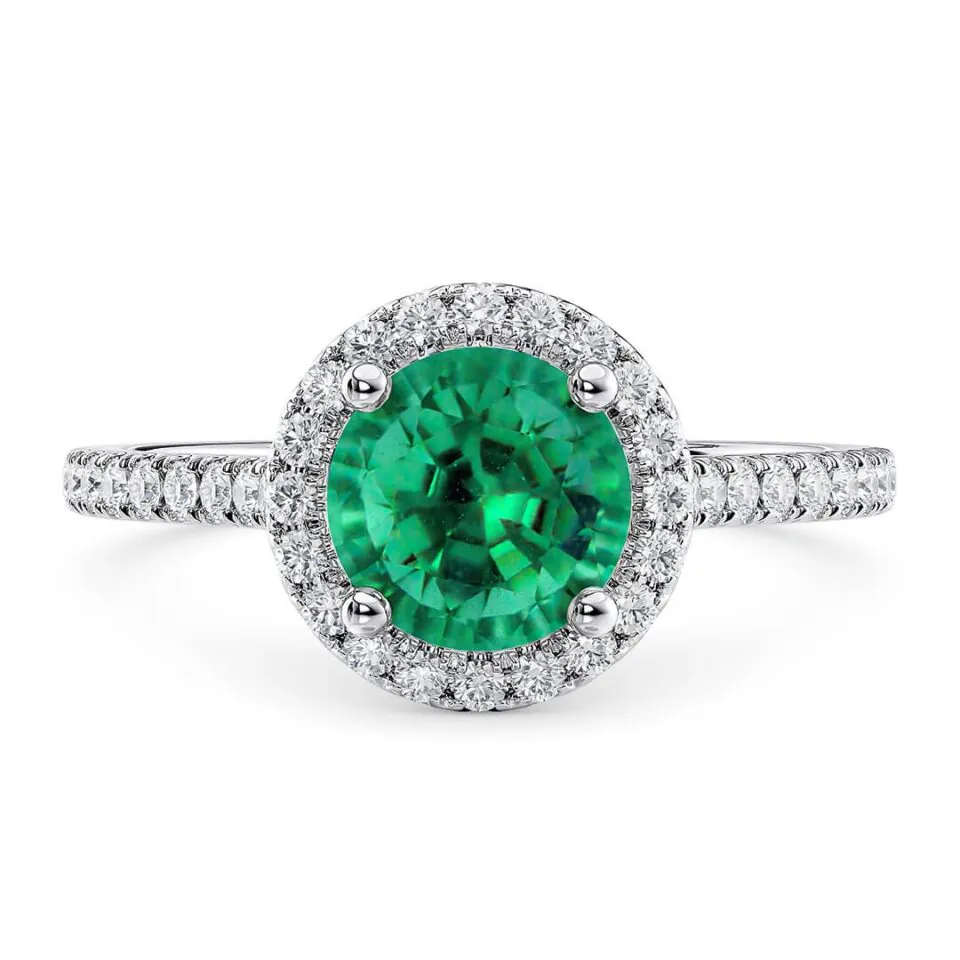 Anillo de Compromiso Aphrodite Esmeralda