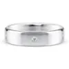 Anillo de Compromiso Augustus en oro blanco 18k