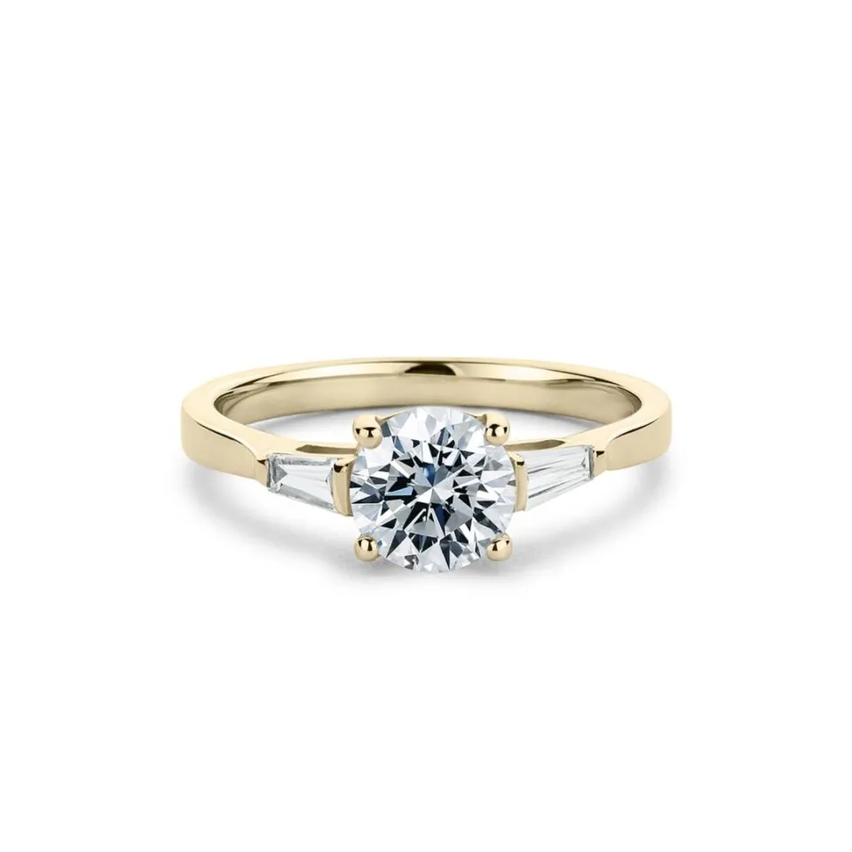 Anillo de Compromiso Cairo en oro amarillo 18k — Joyería Cáceres
