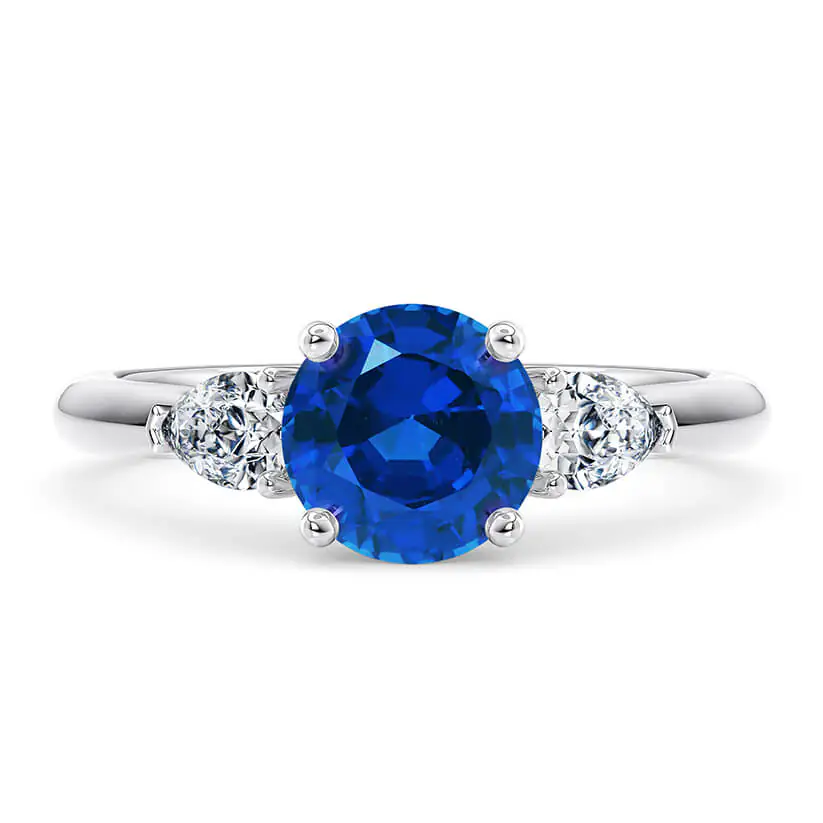 Anillo de Compromiso Florencia Zafiro