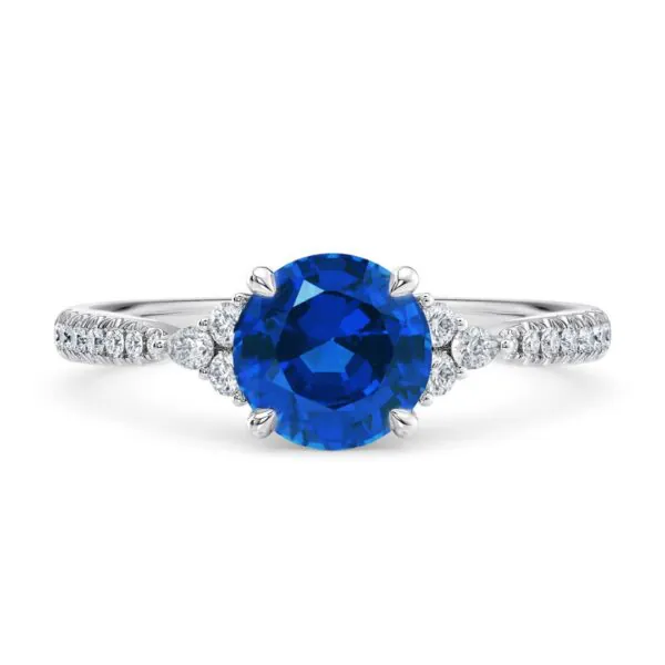 Anillo de Compromiso Gaia Zafiro
