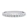 Anillo de Compromiso Giselle en oro blanco 18k