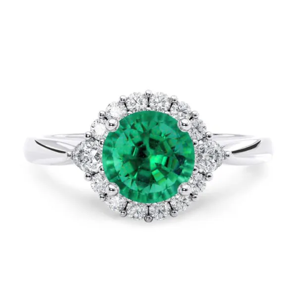 Anillo de Compromiso Hampstead Esmeralda