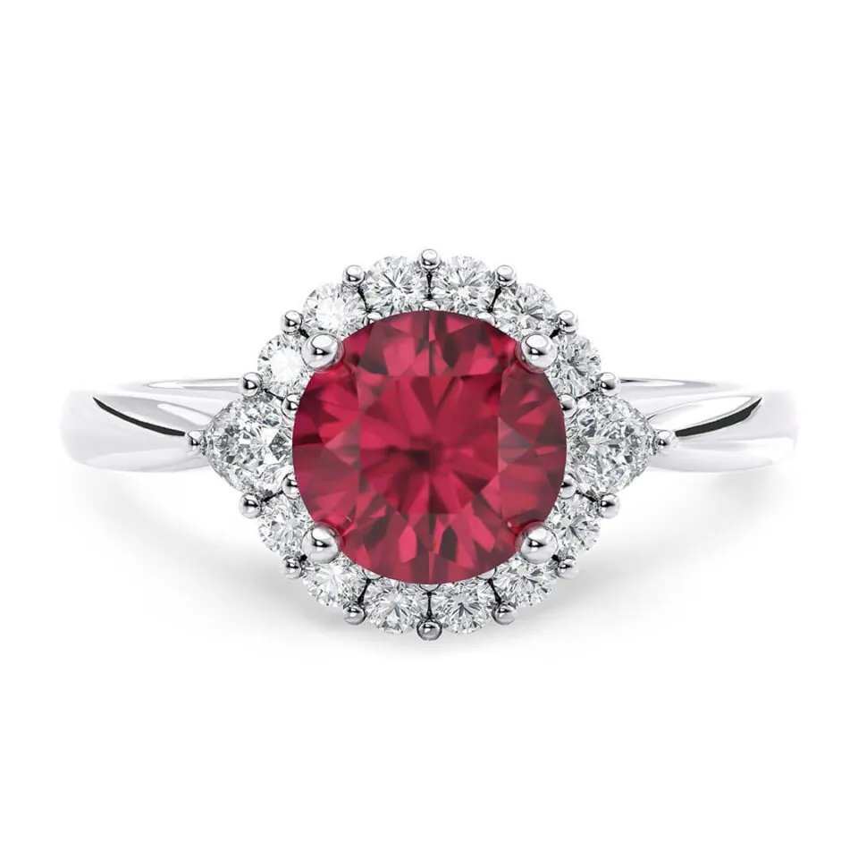 Anillo de Compromiso Hampstead Rubí
