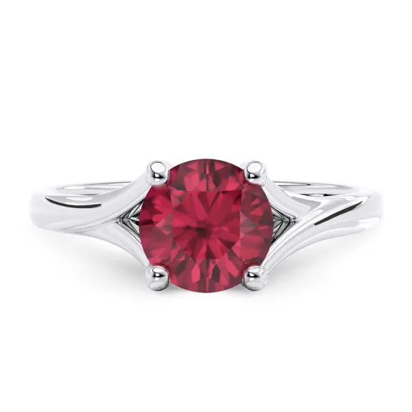 Anillo de Compromiso Hanovre Rubí