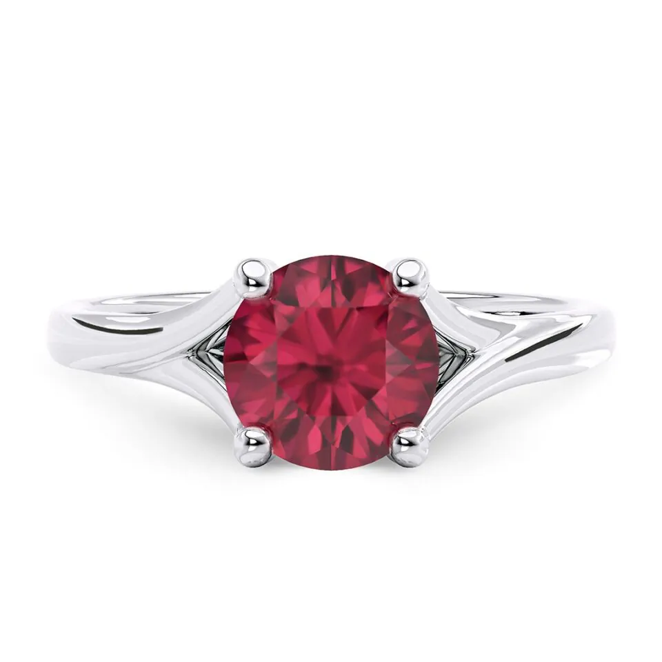 Anillo de Compromiso Hanovre Rubí