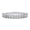 Anillo de Compromiso Josephine en oro blanco 18k