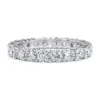 Anillo de Compromiso Mayfair Eternidad en oro blanco 18k