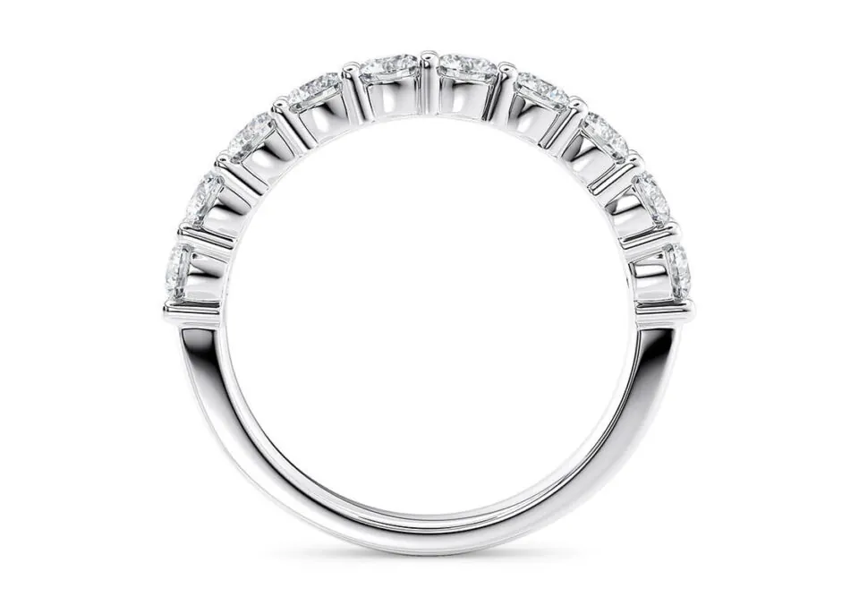 Anillo de Compromiso Mayfair en oro blanco 18k — Joyería Cáceres