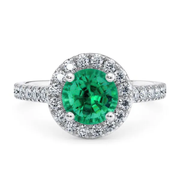 Anillo de Compromiso Medici Esmeralda