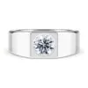 Anillo de Compromiso Morgan en oro blanco 18k