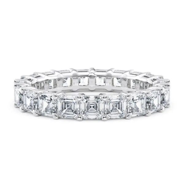 Anillo de Compromiso Regent Asscher Eternidad