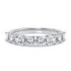 Anillo de Compromiso Regent Asscher en oro blanco 18k