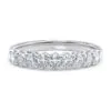 Anillo de Compromiso Regent Oval en oro blanco 18k
